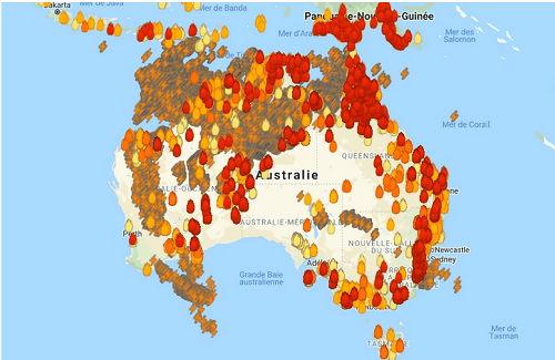 Incendie en Australie, Californie, Amazonie, etc. et Agenda 21
