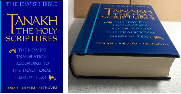 Le Tanakh, la Bible hébraïque