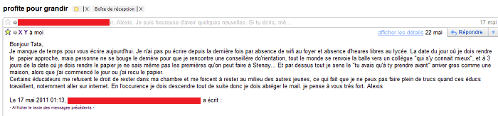 Nous assumons nos responsablités