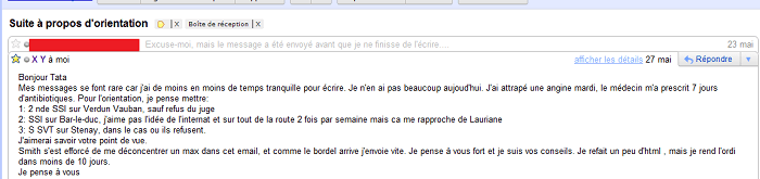 Nous assumons nos responsablités