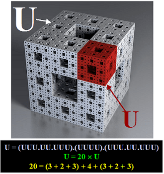 Eponge de Menger, une fractale