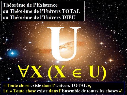 Théorème de l'Univers TOTAL