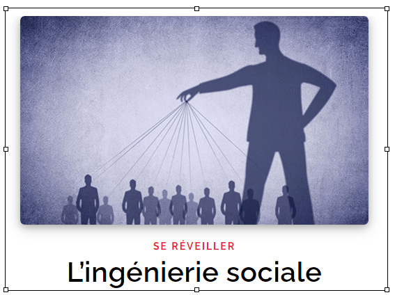 Article sur l'ingénierie sociale du blog de Claudine M.