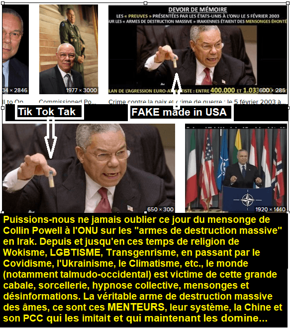 Mensonge de Colin Powell sur les armes de destruction massive en Irak