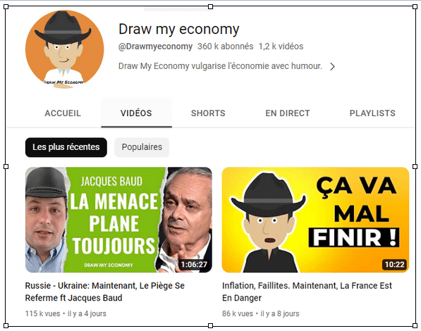 Exemple de contrôleur d'opposition, Draw my Economy