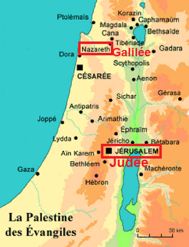 Palestine au temps des Evangiles, de Jésus