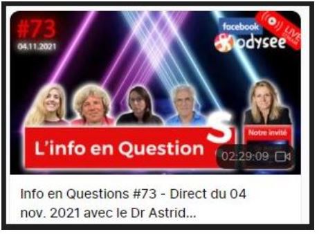 Chloé à L'info en QuestionS