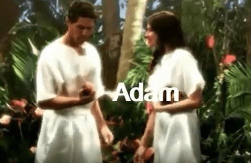 Eve séduisant Adam 1