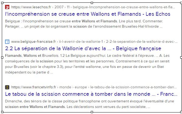 Incompréhensions entre Wallons et Flamands