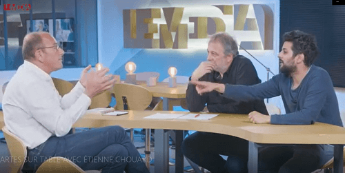 Etienne Chouard face à Mathias Enthoven et Denis Robert de MEDIA 2