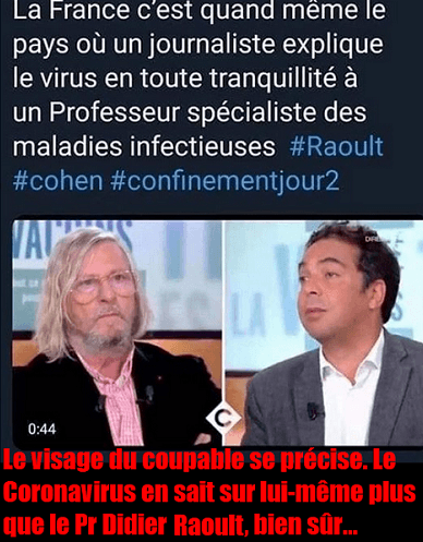 La cabale du clan mafieux des Patrick Cohen contre Didier Raoult
