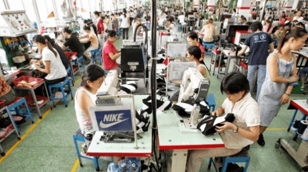 Condition de travail des enfants dans les usines Nike