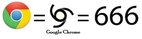 Logo 666 de Google Chrome