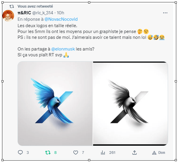 Proposition de nouveau logo pour X-Twitter 2