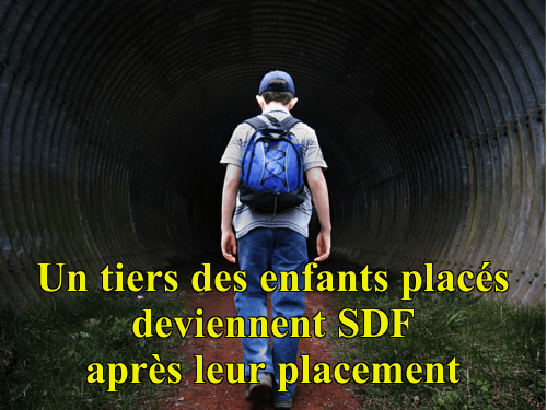 Enfant devient SDF