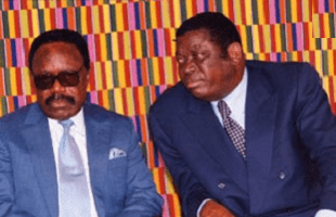 Eyadéma Gnassingbe et Omar Bongo