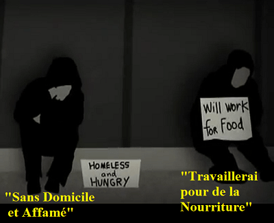 Sans domicile et affamés